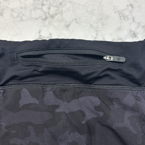 Lululemon Pace Rival Skirt Skort 13" Incognito Camo Multi Grey Black Women’s 10 - Picture 8 of 10